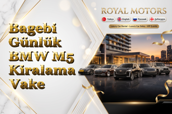 Bagebi Günlük BMW M5 Kiralama - Vake