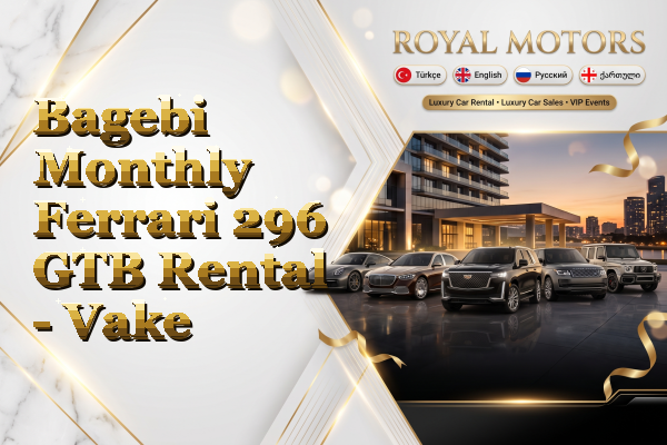 Bagebi Monthly Ferrari 296 GTB Rental - Vake