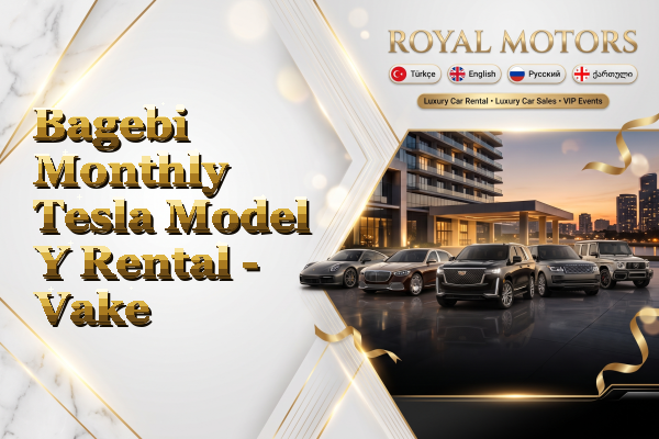 Bagebi Monthly Tesla Model Y Rental - Vake