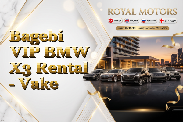 Bagebi VIP BMW X3 Rental - Vake