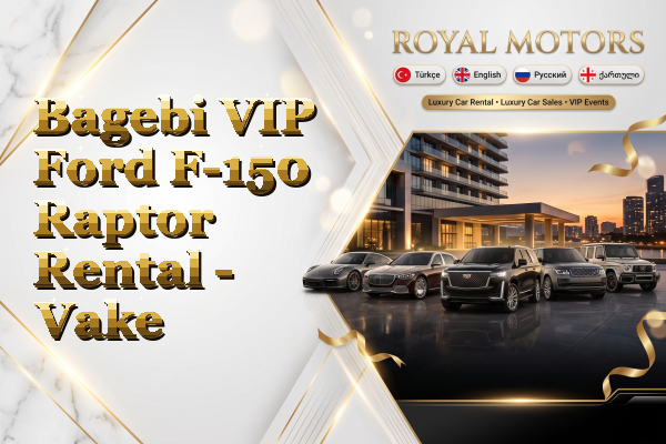 Bagebi VIP Ford F-150 Raptor Rental - Vake