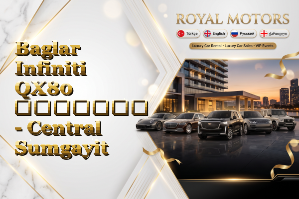 Baglar Infiniti QX80 გაყიდვა - Central Sumgayit