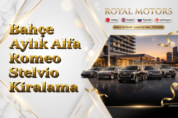 Bahçe Aylık Alfa Romeo Stelvio Kiralama