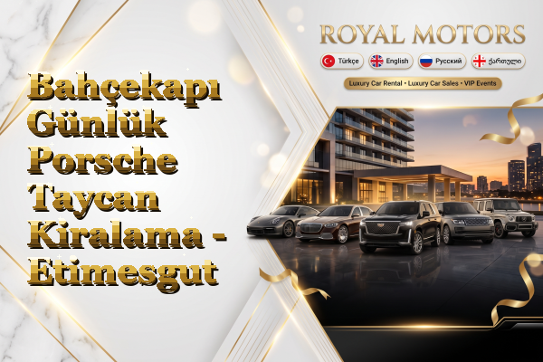 Bahçekapı Günlük Porsche Taycan Kiralama - Etimesgut