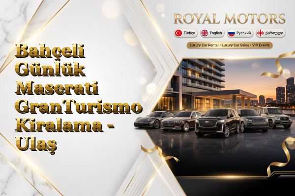 Bahçeli Günlük Maserati GranTurismo Kiralama - Ulaş