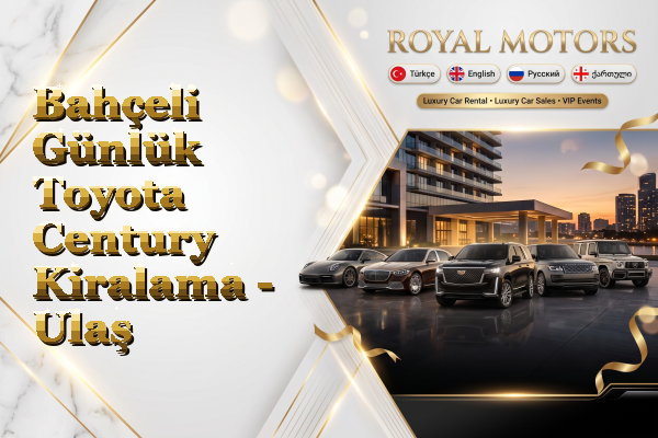 Bahçeli Günlük Toyota Century Kiralama - Ulaş