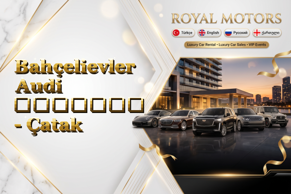 Bahçelievler Audi გაყიდვა - Çatak