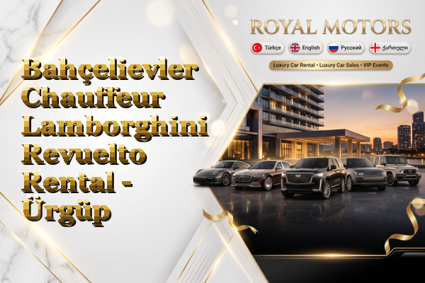 Bahçelievler Chauffeur Lamborghini Revuelto Rental - Ürgüp