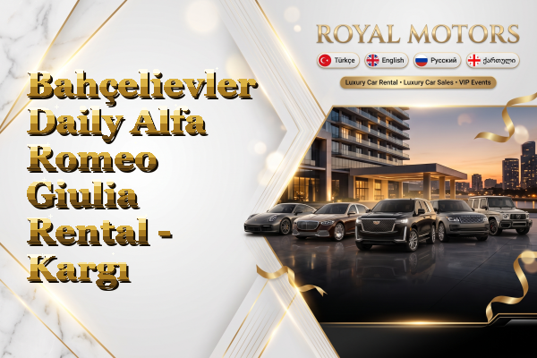 Bahçelievler Daily Alfa Romeo Giulia Rental - Kargı