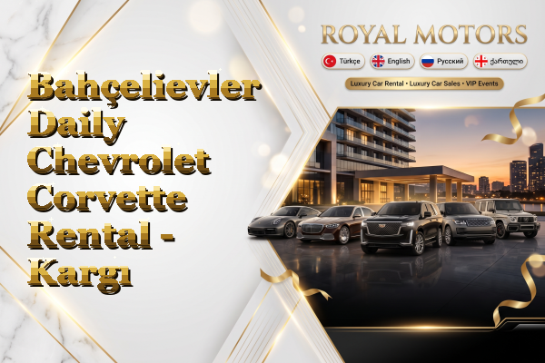 Bahçelievler Daily Chevrolet Corvette Rental - Kargı