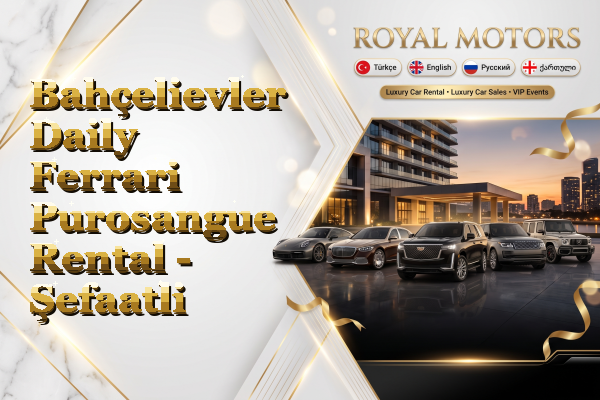 Bahçelievler Daily Ferrari Purosangue Rental - Şefaatli