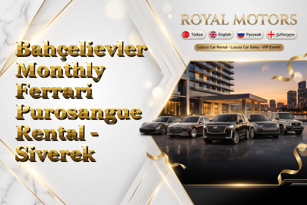Bahçelievler Monthly Ferrari Purosangue Rental - Siverek