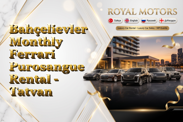 Bahçelievler Monthly Ferrari Purosangue Rental - Tatvan
