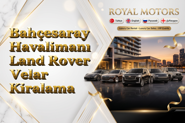 Bahçesaray Havalimanı Land Rover Velar Kiralama