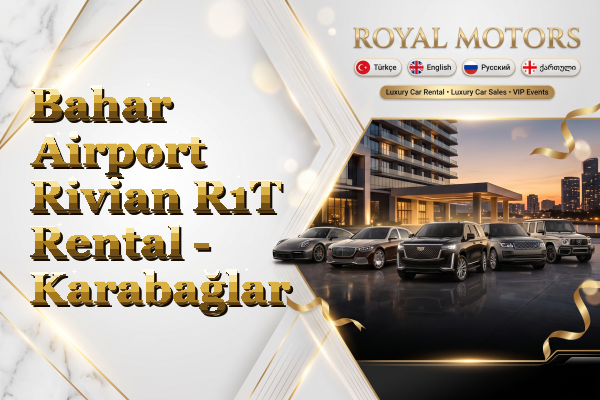 Bahar Airport Rivian R1T Rental - Karabağlar