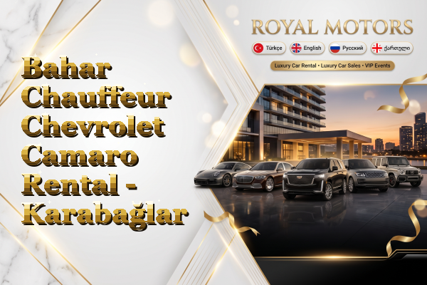 Bahar Chauffeur Chevrolet Camaro Rental - Karabağlar