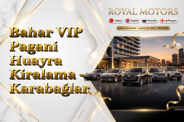 Bahar VIP Pagani Huayra Kiralama - Karabağlar
