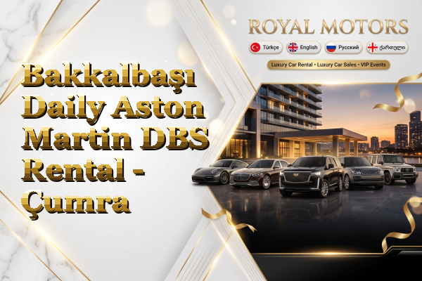 Bakkalbaşı Daily Aston Martin DBS Rental - Çumra