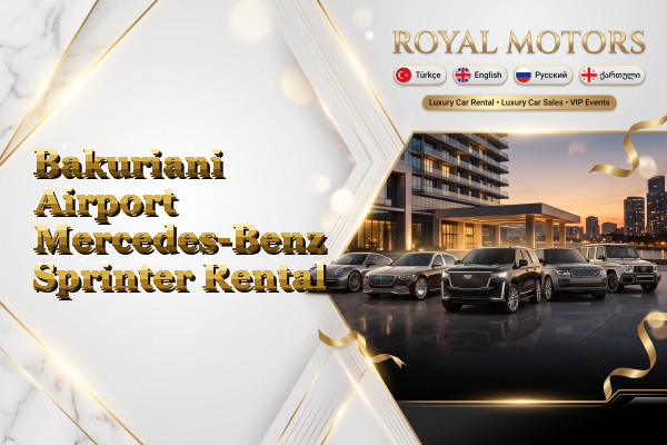 Bakuriani Airport Mercedes-Benz Sprinter Rental