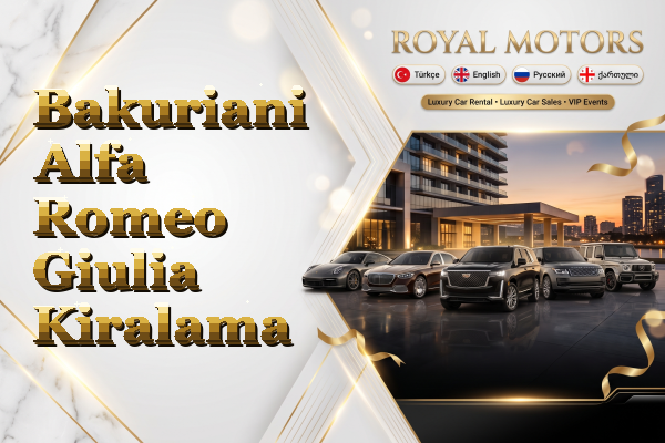Bakuriani Alfa Romeo Giulia Kiralama
