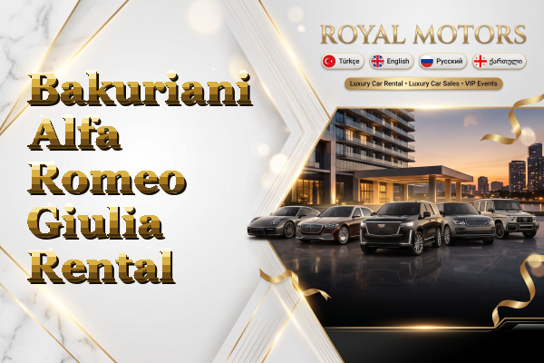 Bakuriani Alfa Romeo Giulia Rental