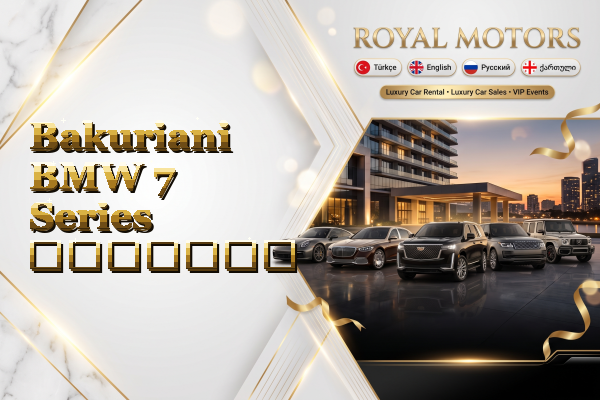 Bakuriani BMW 7 Series გაყიდვა
