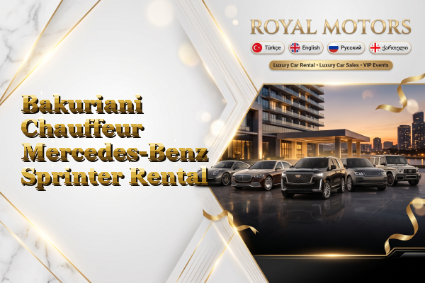 Bakuriani Chauffeur Mercedes-Benz Sprinter Rental