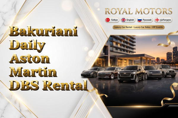Bakuriani Daily Aston Martin DBS Rental
