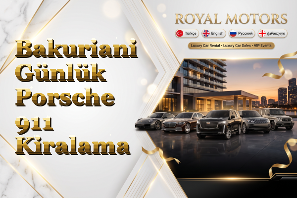 Bakuriani Günlük Porsche 911 Kiralama