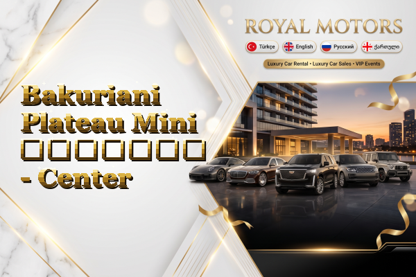 Bakuriani Plateau Mini გაყიდვა - Center