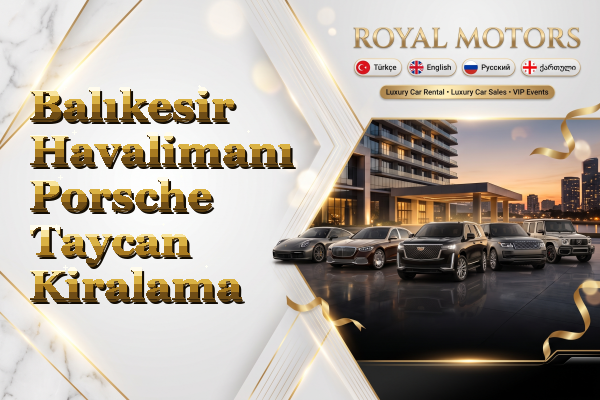 Balıkesir Havalimanı Porsche Taycan Kiralama