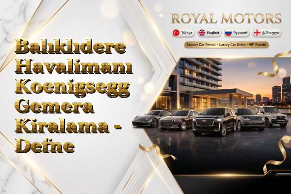 Balıklıdere Havalimanı Koenigsegg Gemera Kiralama - Defne