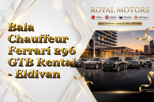 Bala Chauffeur Ferrari 296 GTB Rental - Eldivan
