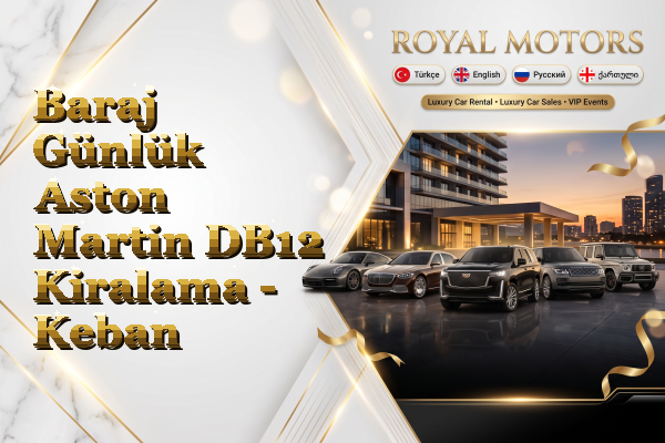 Baraj Günlük Aston Martin DB12 Kiralama - Keban
