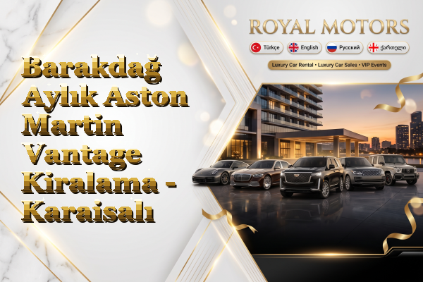 Barakdağ Aylık Aston Martin Vantage Kiralama - Karaisalı