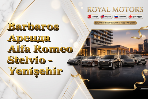 Barbaros Аренда Alfa Romeo Stelvio - Yenişehir