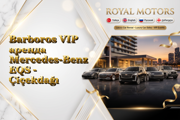Barboros VIP аренда Mercedes-Benz EQS - Çiçekdağı