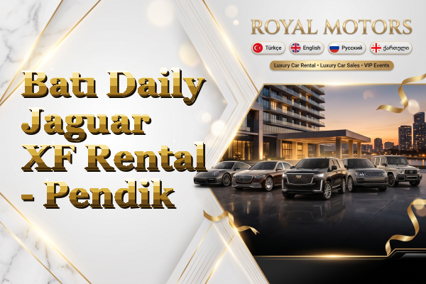 Batı Daily Jaguar XF Rental - Pendik
