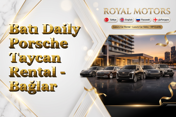 Batı Daily Porsche Taycan Rental - Bağlar