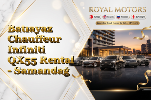 Batıayaz Chauffeur Infiniti QX55 Rental - Samandağ