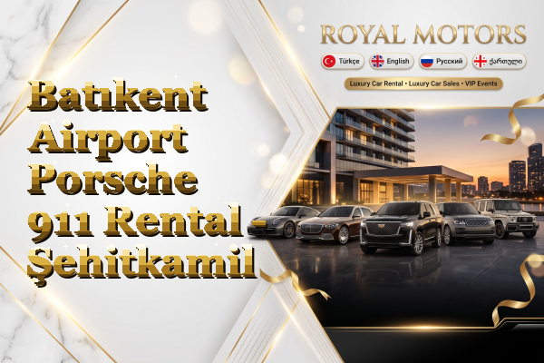 Batıkent Airport Porsche 911 Rental - Şehitkamil