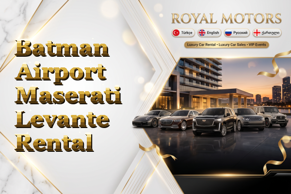Batman Airport Maserati Levante Rental