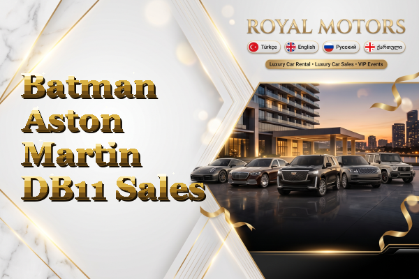 Batman Aston Martin DB11 Sales