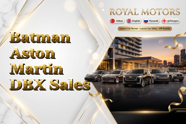 Batman Aston Martin DBX Sales