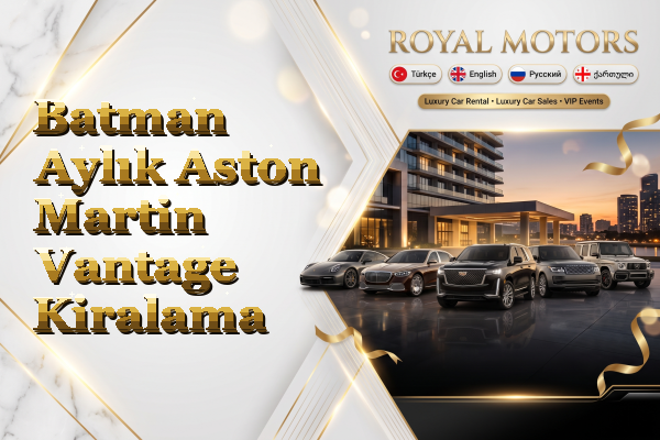 Batman Aylık Aston Martin Vantage Kiralama