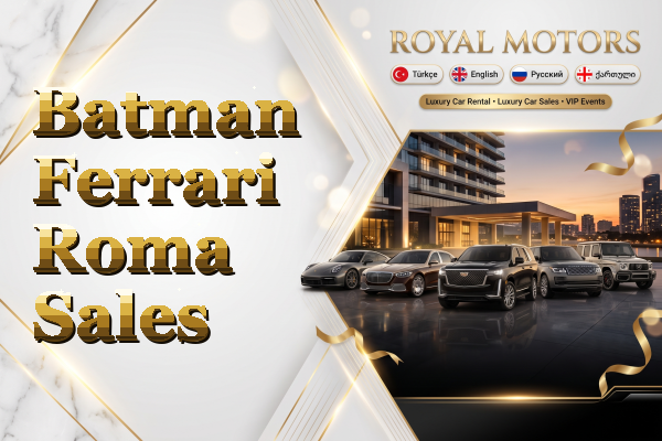 Batman Ferrari Roma Sales