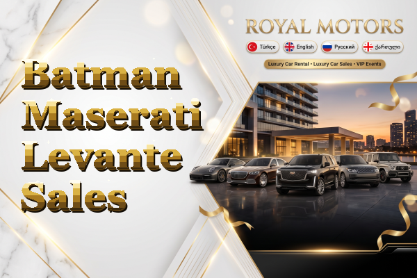 Batman Maserati Levante Sales
