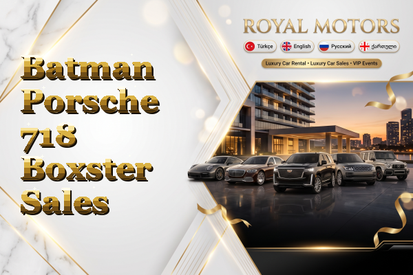 Batman Porsche 718 Boxster Sales