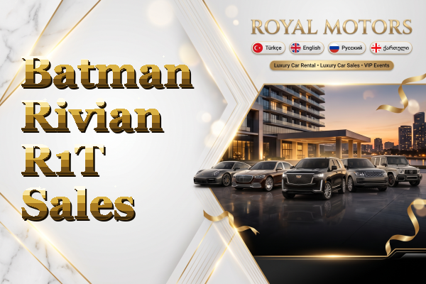 Batman Rivian R1T Sales