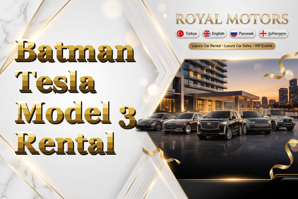 Batman Tesla Model 3 Rental